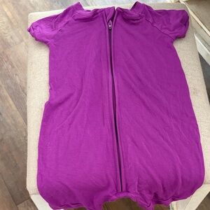 Little Sleepies Magenta Baby Onesie